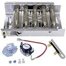 279838 Dryer Heating Element 3392519 279816 Dryer Heating Element Kit Thermal Fuse & Dryer Thermostat Relacement Kit Replaces for Whirlpool & for Kenmore Clothes Dryers