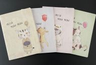 Cute Cat Notebook Book  Stationery Planner School Office Supplies