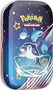 JCC Pokémon: Mini-boîte Écarlate et Violet – Destinées de Paldea – Dofin (2 boosters, 1 Autocollant et 1 Carte Artistique)
