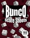Bunco Score Sheets: Bunco Tally Sheets Dice Game Kit Party Supplies Paper Scorecards Pads Set Gifts Large Print | Volume 16
