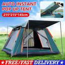 5 Person Tent Camping Pop Up Family Party Beach Instant Sun Shade Shelter Green