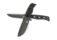 Benchmade 375BK-1 Fixed Adamas Fixed Blade Knife Black Paracord (4.2" Black)
