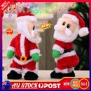 Christmas Hip Dancing Twerking Santa Claus Doll Electric Kids Singing Toy CG
