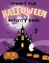 Halloween Activity Book for Kids: Fun Activities for kids, spooky facts and Jokes, drawing, colouring, crosswords, wordsearches, mazes cut-out face masks and more