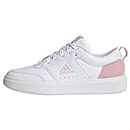 adidas Women's Park Street Shoes Sneaker, Cloud White/Cloud White/Clear Pink, 6 UK