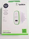 New Belkin BOOST UP 2.4A Home Charger for iPad Pro, iPhone 12 Watt XR/ XS /X/ 8