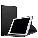 DuraSafe Cases for iPad PRO 10.5 Inch 2017 Air 10.5 3rd Generation 2019 [ Air 3 ] A1701 A2152 A2123 MQF12HN/A MQEY2HN/A Slim Profile & Adjustable Viewing Angle Stand Wooden Texture Cover - Black