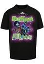 Mister Tee Outkast Atliens Cover Oversize tee Black S Camiseta, Hombres