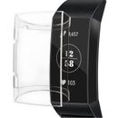 For Fitbit Charge 4 / Fitbit Charge 3 Clear TPU Full Cover Case Screen Protector