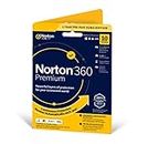 Norton 360 Premium 2022 10 Devices 1 Year with Automatic Renewal Includes Secure VPN Password Manager - PCs, Mac, Smartphones, Tablets by Post