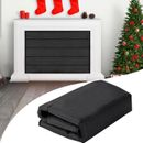 Magnetic Fireplace Blanket for Heat Loss, Indoor Fireplace Covers Keep Drafts Ou