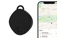 Unlimited Range GPS Tracking Device Item Locator for Car, Purse, Pet, Key Work with Apple Findmy No 3rd App Needed - Black