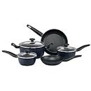 RACO Minerale 5 Piece Cookware Set, Pots and Pans set, Induction Compatible, Dishwasher Safe, Oven Safe, Black