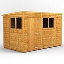 POWER Sheds 10 x 6 wooden shed. 10x6 pent wooden garden shed.