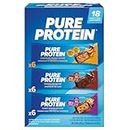 Pure Protein 18bars (6 Choc peanut butter/ 6 Choc Deluxe / 6 Chewy Choc Chip) by Pure Protein
