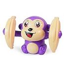 KIDOLOGY Educational Musical Monkey Toy, Delight for Children's Learning and Playtime, Featuring Light and Sound, The Perfect Educational Musical Toy for Kids - Purple