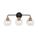 Home Decorators Collection Vista Heights 3-Light Aged Bronze and Brass Light