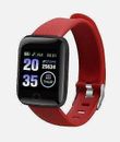 Sports Smart Watch Fitness Tracker Bracelet Heart Rate Blood Pressure Pedomet...