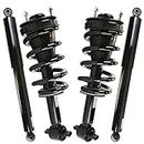 AutoShack Front & Rear Complete Struts Coil Springs and Shock Absorbers Set 4 Replacement for 2007-2013 Chevrolet Silverado 1500 2007-2013 GMC Sierra 1500 4.3L 4.8L 5.3L 4WD AWD RWD KS1011535CST100138