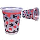 Creative Converting 18630 Playing Card Plastic Cups, 16 oz, 8 Pcs