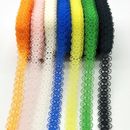 9m Length 15mm Width Lace Ribbon Embellishment Trim Wedding Sawing 12 Colours