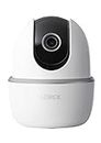 Lorex 2K Smart Indoor Pan/Tilt Wi-Fi Security Camera with Person Detection, Two-Way Audio, and Smart Home Voice Control