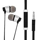In-Ear Headphones Earphones for Samsung Galaxy Young 2 , Samsung Galazy Z3 Corporate Edition, Z 3, Samsung Google Nexus 10 P8110 , P 8110, Samsung Google Nexus S , Samsung Google Nexus S 4G , Samsung Google Nexus S I9020A , I 9020 A, Earphone Original Like Wired Stereo Deep Bass Head Hands-free Headset Earbud With Built in-line Mic, Call Answer/End Button, Music 3.5mm Aux Audio Jack 1K1|- (BLACK)