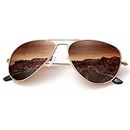 KALIYADI Classic Aviator Sunglasses for Men Women Driving Sun glasses Polarized Lens UV Blocking 62mm