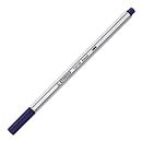 STABILO Premium-Filzstift mit Pinselspitze für variable Strichstärken Pen 68 brush - Einzelstift - preußischblau