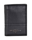 Levi's Men's Genuine Leather RFID-Blocking Trifold Wallet Black