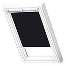 VELUX Original Dachfenster Verdunkelungsrollo für MK08, Schwarz, mit weißer Führungsschiene