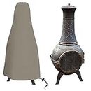 7Queen Chiminea Covers Waterproof, Protective Fire Pit Heater Cover, Outdoor Patio Chiminea Caps, Outdoor Patio Chiminea Covers Durable for Clay Chiminea