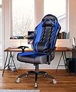 Reklinex Multi-Functional Ergonomic Gaming Chair with P.U Moulded Foam, Adjustable Arm Rest |Computer/Office Chair | 175 Degree Recline Comfortable & Durable | M6-Blue, DIY (Do It Yourself)