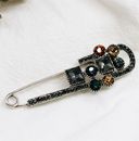 Safety Clothing Accessories Scarf Pin Brooch Rhinestone Alloy For Women|Girls