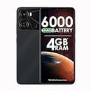 itel P40 (6000mAh Battery with Fast Charging | 2GB RAM + 64GB ROM, Up to 4GB RAM with Memory Fusion | Octa-core Processor | 13MP AI Dual Rear Camera) - Force Black