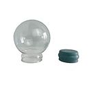 Youda Home Decoration DIY Empty Glass Snow Globe Water Snow Globe Accessories Snow Globe kit (D65mm)