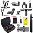 Accessories kit for DJI OSMO Pocket, Handheld Mount Adapter Tripod Carrying Case Expansion Phone Bracket Screen Protector for Osmo Pocket