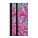 Refrigerator Door Handle Covers 2 Pcs Tropical Plam Leaves Pink Kitchen Appliance Decor Fridge Protector Gloves Stove Dishwasher Microwave Ovens Door Cloth