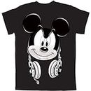 Mickey Mouse Headphones Boys Graphic T Shirt