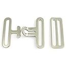 HILASON Pack of 16 2 in Horse Tack 3 Piece Nickel Plated Surcingle Attachment Set Set of 16