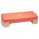 Aerobic Step Deck, Multi-functional Adjustable Height & Non Slip Surface, Coral
