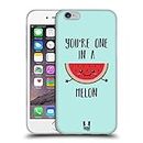 Head Case Designs Melón Encantadoras Puns de Frutas Caso Funda de Gel Suave Compatible con Apple iPhone 6 / iPhone 6s