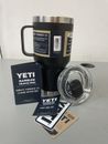 New YETI Rambler Black 30 oz Travel Mug with Stronghold Lid