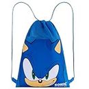 Sonic The Hedgehog Sacs de Sport à Cordon pour Enfant, Sac Piscine, Natation, Gym, 44 x 35 cm, 1.5L