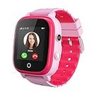 4G Smartwatch for Girls Boys, Smart Watch for Kids, IP67 Waterproof WiFi Smartwatch Phone with GPS Tracker Video Call Phone Call SOS for Children 3-14 Years Old Birthday Gifts (Pink)
