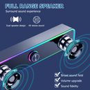 Wired USB Powered Bluetooth 5.0 Computer Stereo Speakers for Laptop PC Tablets