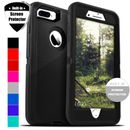 For Apple iPhone 6 7 8 Plus SE 2nd 3rd Shockproof Case Cover + Screen Protector