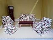 1/12th Scale Dolls House Living Room Furniture Set