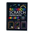 Scratch Paper Note Rainbow Scratch Paper Art Set Scratch Off Paper for Children