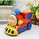 Toy Mall Bump and Go Musical Engine Toy Train with 4D Light and Sound for Kids